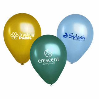 11 Inch Metallic Latex Balloons