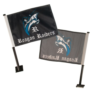 11 x 15 Inch Economy Car Flags