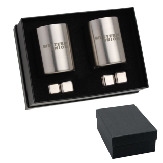 McGraw's Double Whiskey Cup and Whiskey Cube Sets