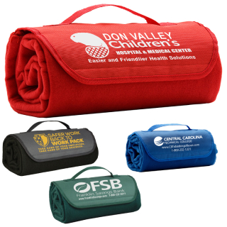 Roll Up Fleece Blankets