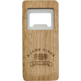 Rectangular Bamboo Bottle Openers