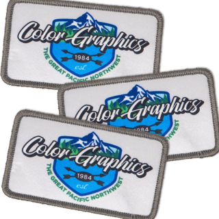 3 Inch Sublimated Patches