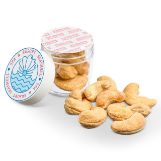1 Oz Jars of Roasted Cashews