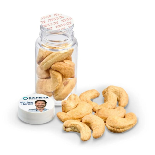 1.3 Oz Jars of Roasted Cashews