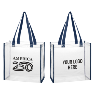 America 250™ Clear EVA Tote Bags