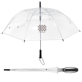 46 Inch Arc Panorama Auto Open Clear Umbrellas