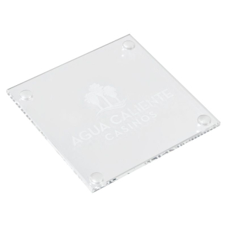 Square Glass Beverage Coasters