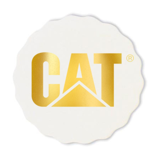 40 Pt 3.625" Scalloped Pulpboard Coasters