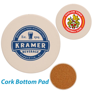 USA 4" Round Ceramic Coasters
