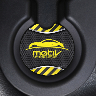 Sublimated Recycled Rubber Car Coasters