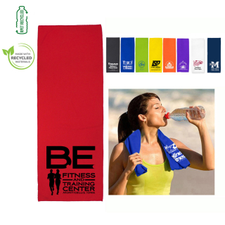 Rainer 12x32 Inch Recycled RPET Cooling Towels
