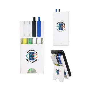 Desktop Organizers with Pens and Highlighters