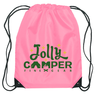 Small Sports Pack Polyester Drawstring Bags