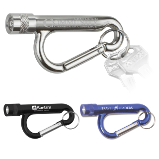 Chiron Light Metal Carabiner Flashlights