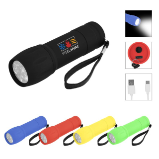 Rechargeable Rubberized Torch Lights 2.0