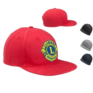 Flat Bill Snapback Hats with 6 Panel