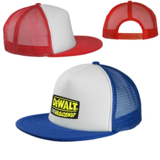 Classic Flat Bill Mesh Trucker Hats with Snap...