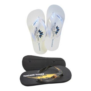 Flip Flops with Platform Prints