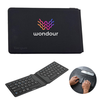 Targus Ergonomic Foldable Bluetooth Antimicrobial...
