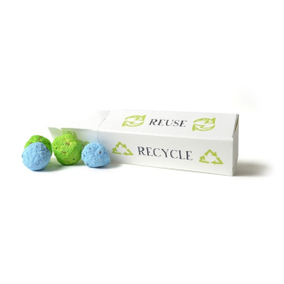 Earth Day Cardstock Gift Boxes with 4 Seed Paper Bombs
