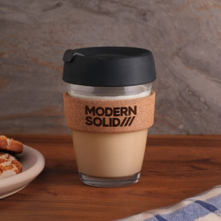 11.8 Oz Glass and Cork To Go Tumblers