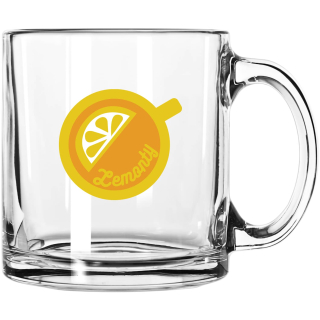 13 Oz Glass Coffee Mugs