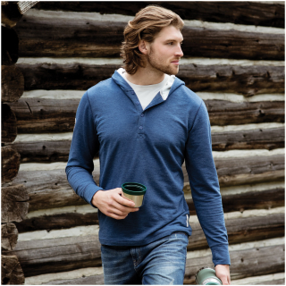 Men\'s Southlake Lightweight Henley Collar Hoodies