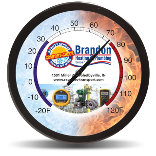 14 Inch Caliente Wall Thermometers