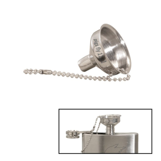Mini Polished Stainless Steel Flask Funnels