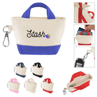 12 Oz Recycled Cotton Mini Tote Bag Charms