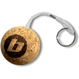 Floatie Recycled Cork Keychains: Round
