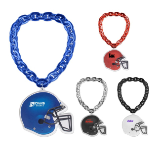 Football Helmet EVA Medallions with Jumbo Chain