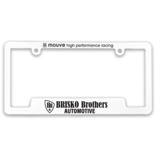 3D Corner View License Plate Frames