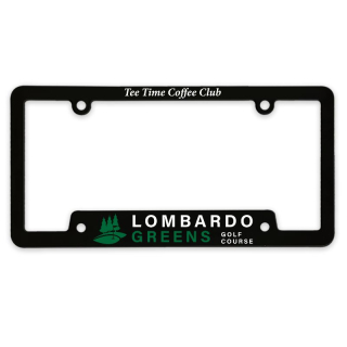 Corner View License Plate Frames