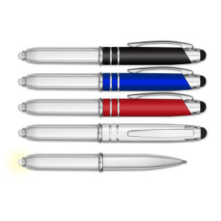 iWriter® GLOW Metal Stylus Pens with LED Light