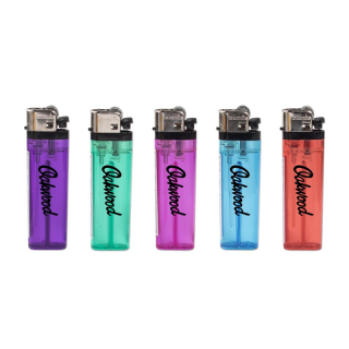 Transparent Standard Flint Cigarette Lighters