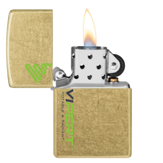 Zippo® Classic Street Brass Lighters