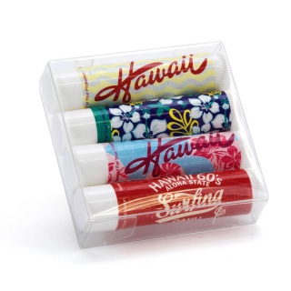 4 Pack SPF 15 Beeswax Lip Moisturizers