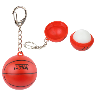 Basketball SPF 15 Lip Balms with Keychain