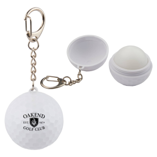 Golf SPF 15 Lip Balms with Keychain
