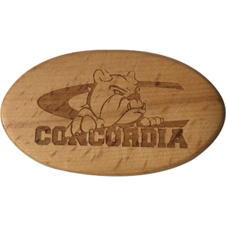 Oval Shape Stock Wood Magnets