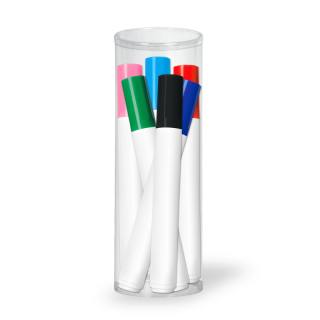 Chisel Tip Hand Lettering Markers - 6 Pack Tube Set