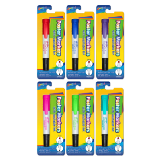 Set of 1 Washable Double Ended Poster Markers