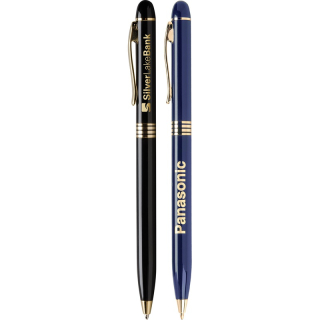 Bishop Ballpoint Pens with Twist Mechanism