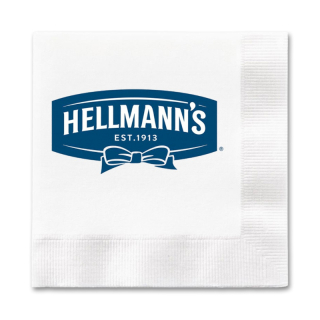 High Line 1-Ply White Beverage Napkins