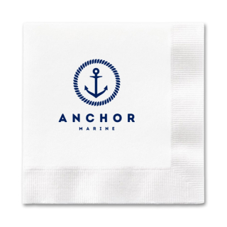 High Line 1-Ply White Beverage Napkins