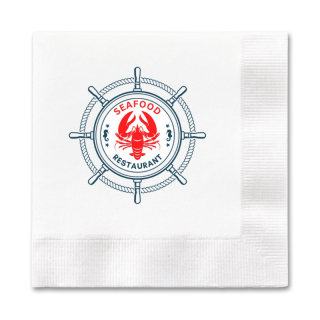 High Line 1-Ply White Luncheon Napkins
