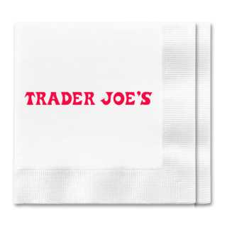 High Line 2-Ply White Beverage Promo Napkins