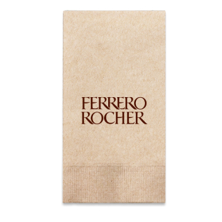 1-Ply Kraft Dinner Napkins - 1/8 Fold