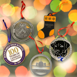3 Inch Die Struck Ornaments